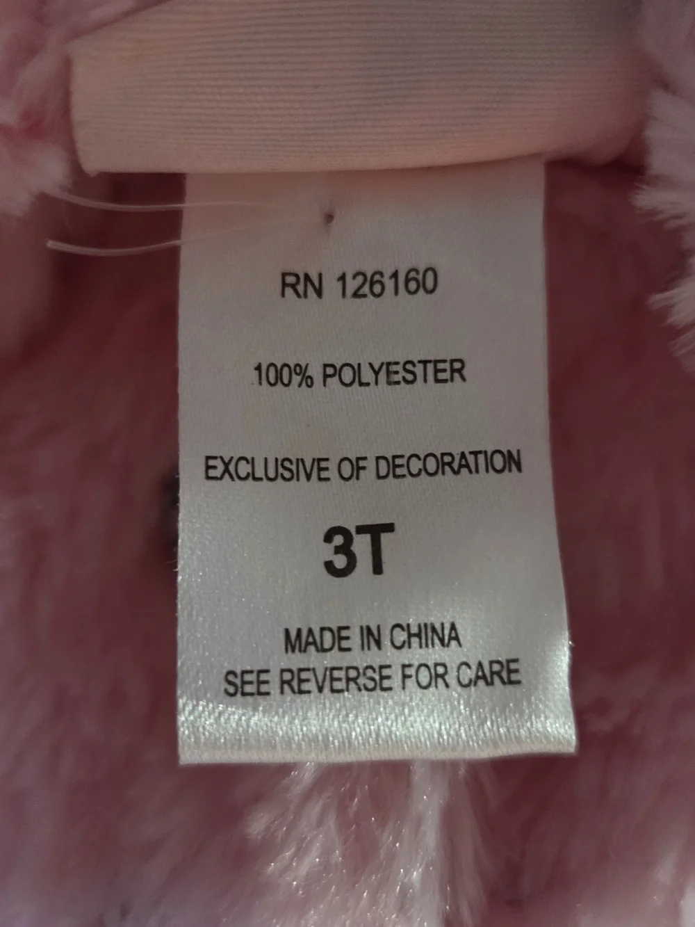 Little Lass Girls 3T Pink Faux Fur Vest Sequin Silver Rose Belt Dressy